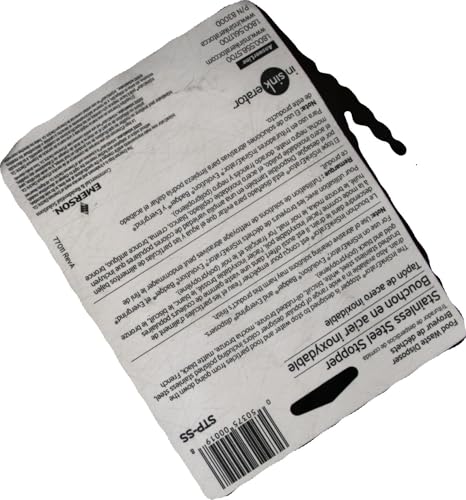 InSinkErator Verschlussstöpsel / Spülenverschlussdeckel Edelstahl poliert (STP-SS) - 4